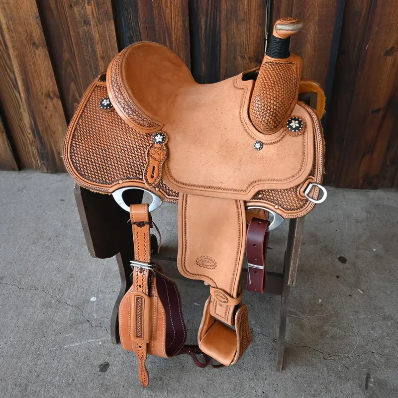13" PATRICK SMITH YOUTH TEAM ROPING SADDLE