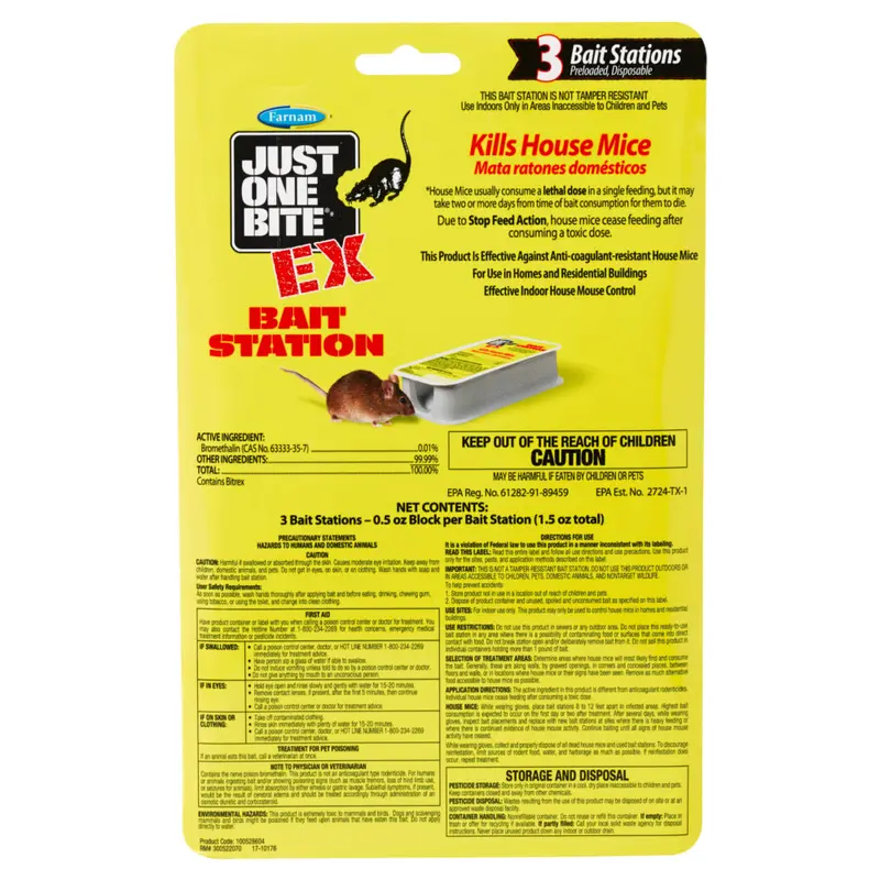 Just One Bite EX Mouse Bait Station