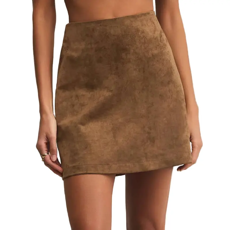 Z Supply Ciera Suede Mini Skirt