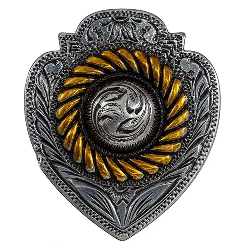 Arrowhead Concho With Gold Rope