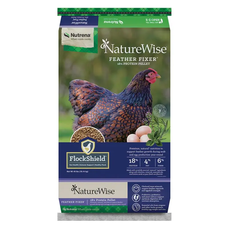 Nutrena NatureWise Feather Fixer Poultry Pellet Feed