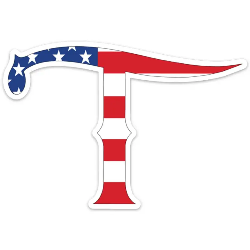 Teskey's Small American T Logo Vinyl Die-Cut Sticker