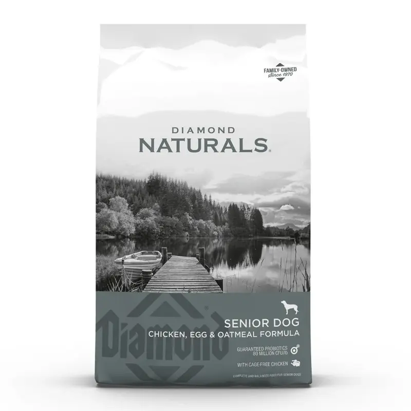 Diamond Naturals Senior Chicken, Egg, & Oatmeal Dry Dog Food