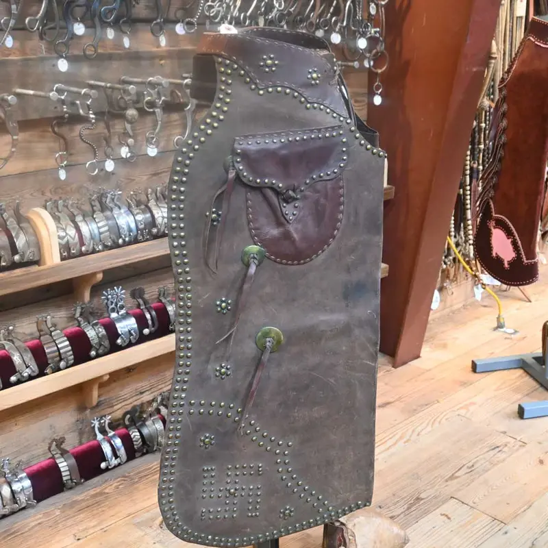 N. Porter Vintage Leather Cowboy Chaps