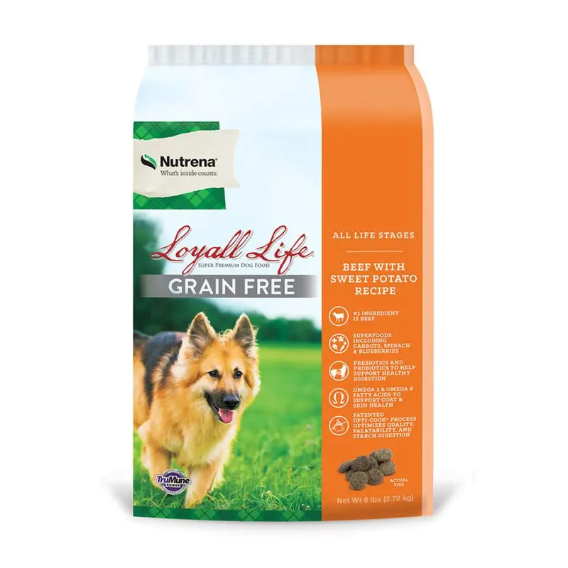 Nutrena Loyall Life Grain Free Beef with Sweet Potato Recipe