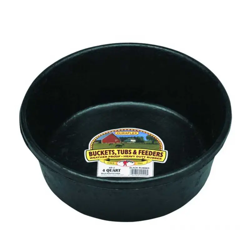 Little Giant 4 Quart Rubber Feed Pan