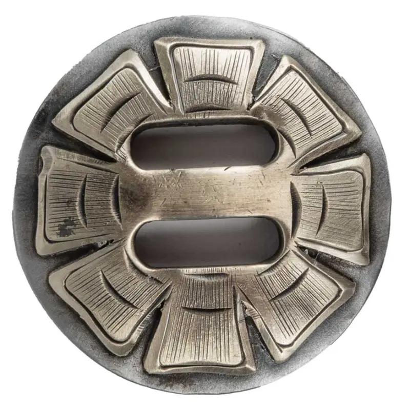 Antique Rowel Slotted Concho