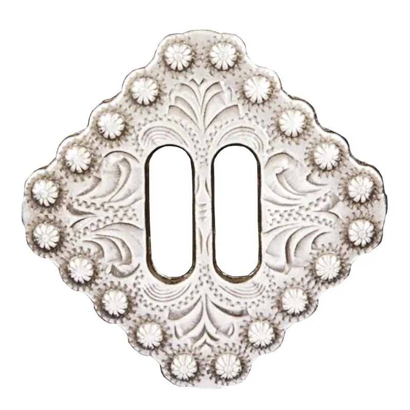 Diamond Slotted Berry Concho