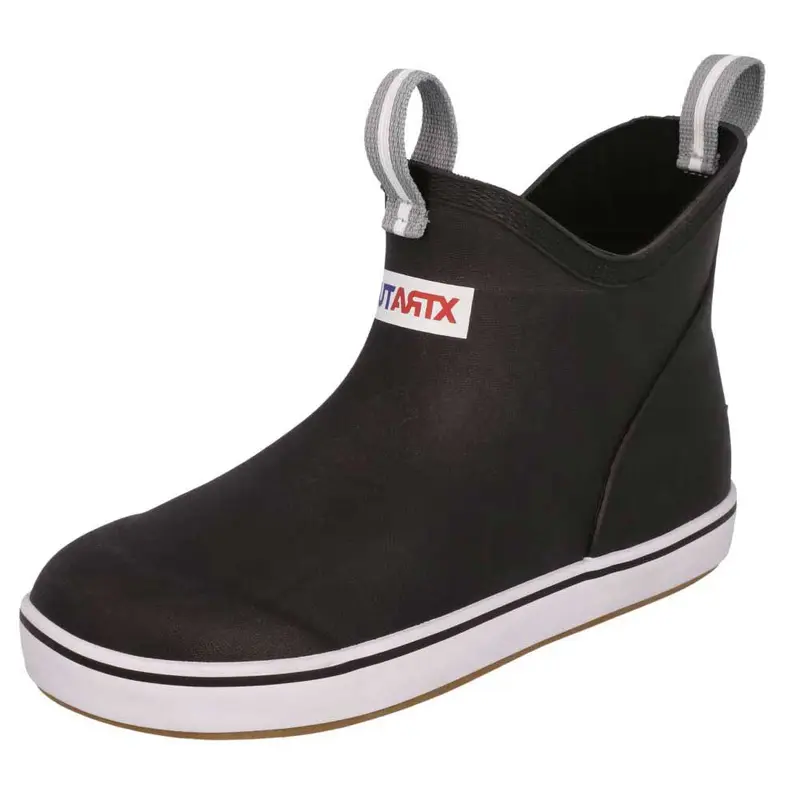 XTRATUF Kid's Black Ankle Deck Boot