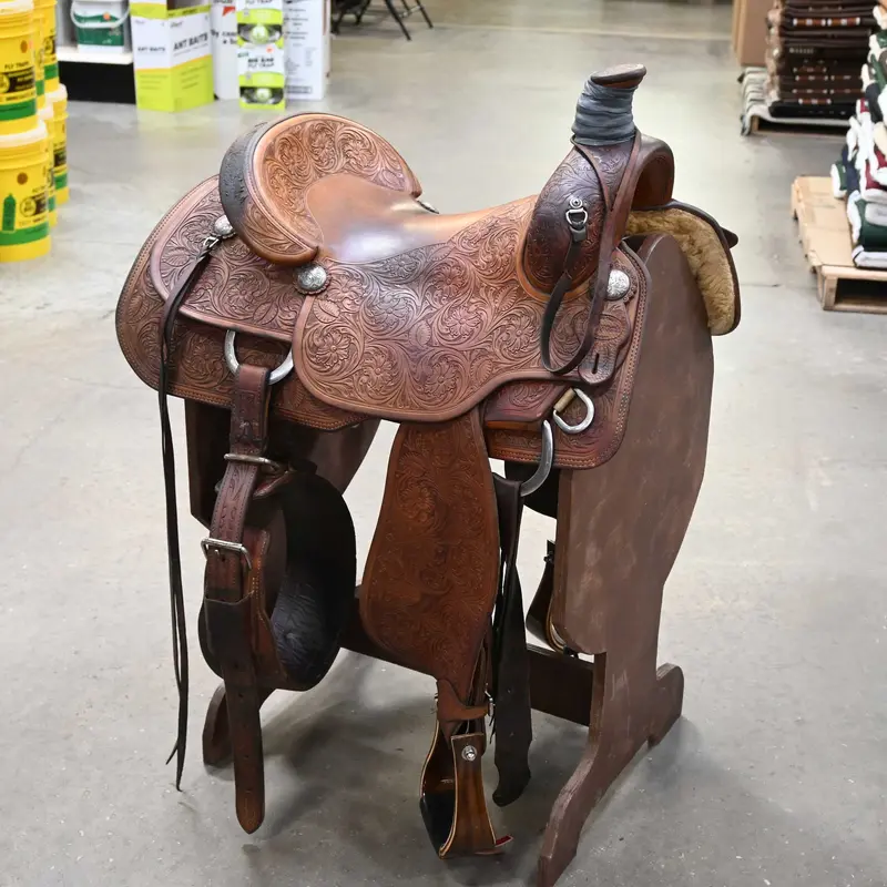 16" USED RYONS RANCH CUTTER SADDLE