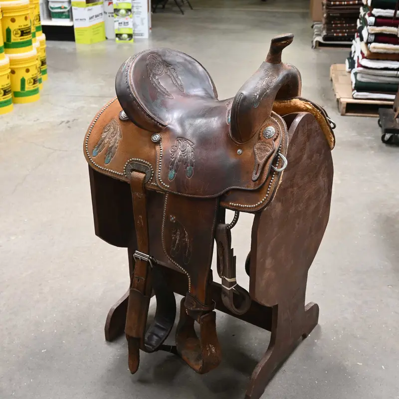 14" USED COWBOY CLASSIC BARREL SADDLE