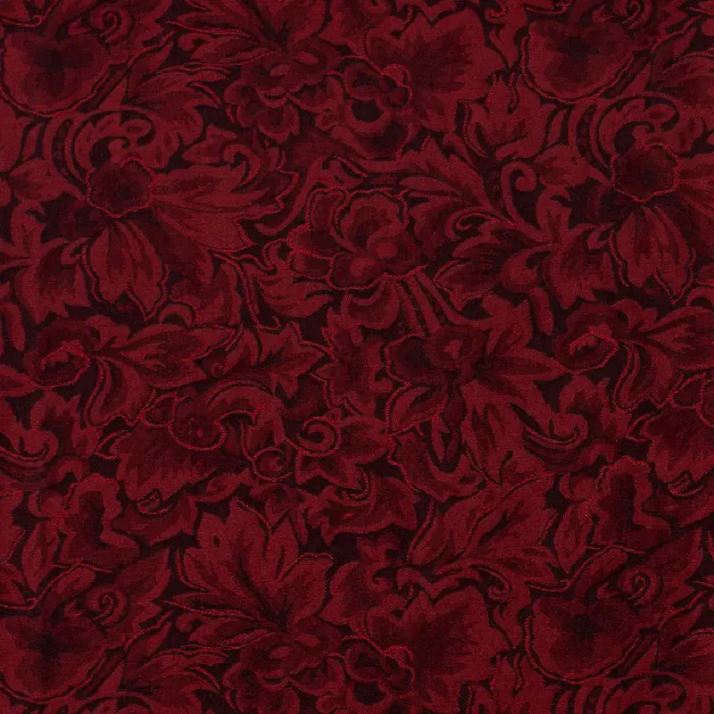 20" Baroque Scarlet Silk Scarf