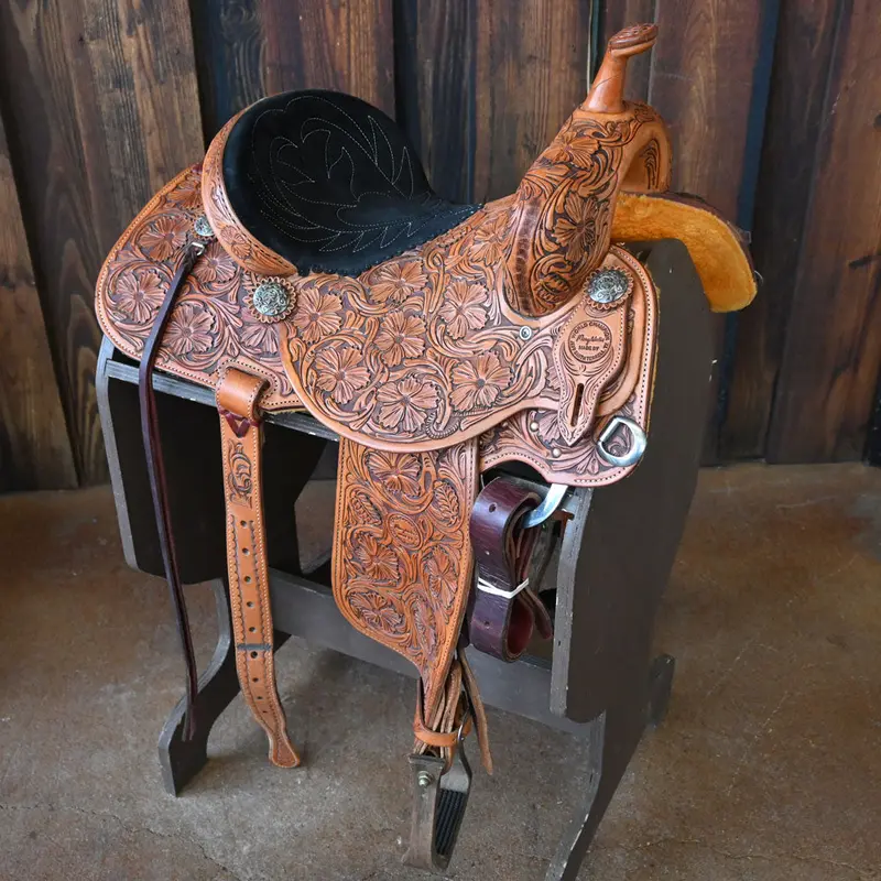 13.5" USED JEFF SMITH MARY WALKER BARREL SADDLE