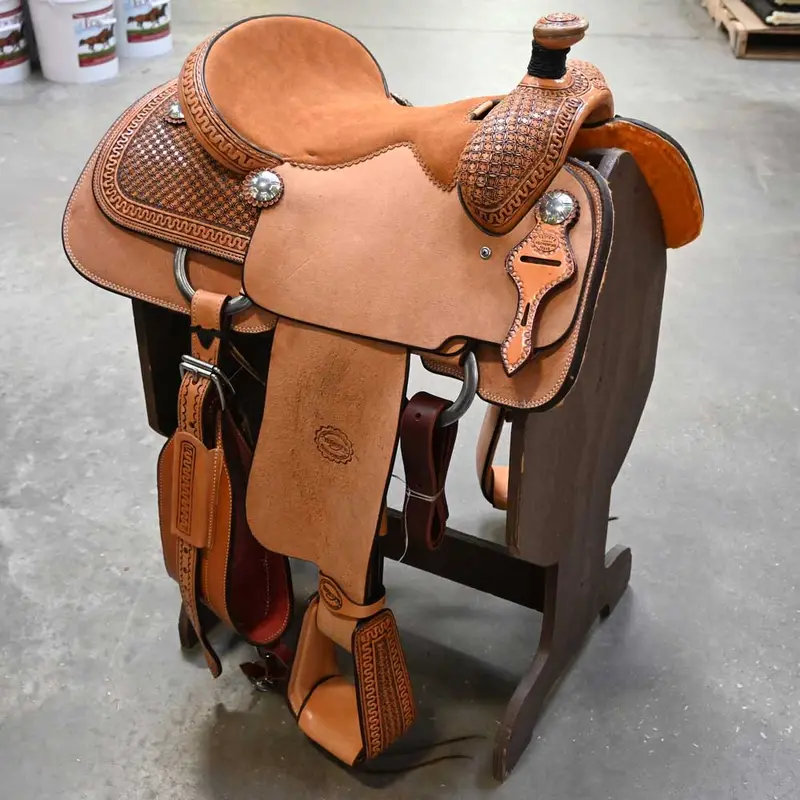 15.5" TESKEY'S CALF ROPING SADDLE