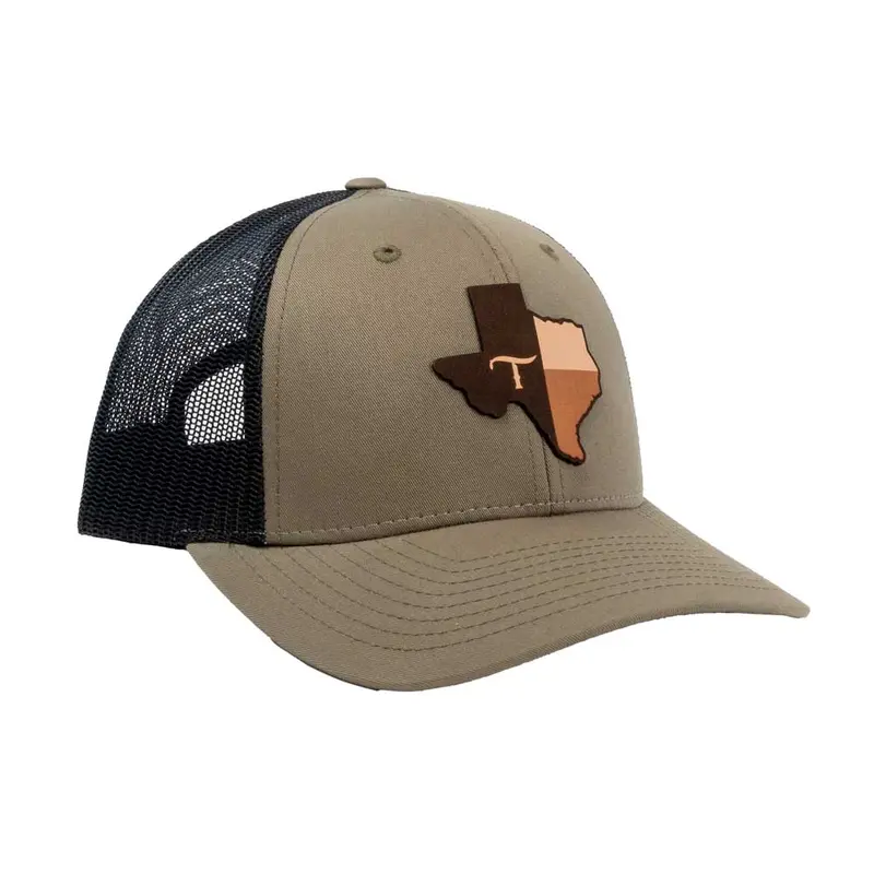 Teskey's Texas Leather Patch Trucker Cap