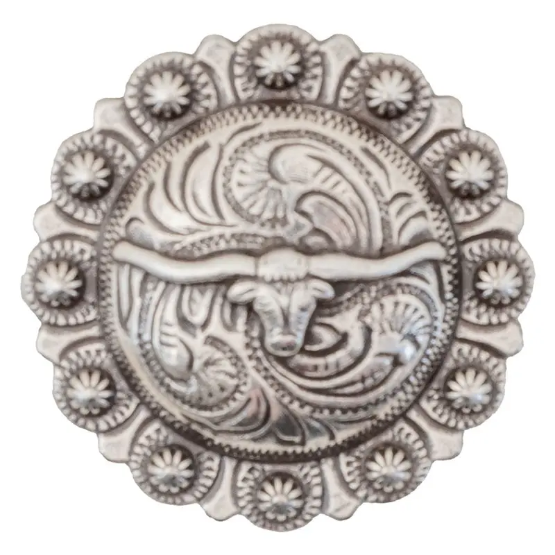 Antique Longhorn Berry Concho