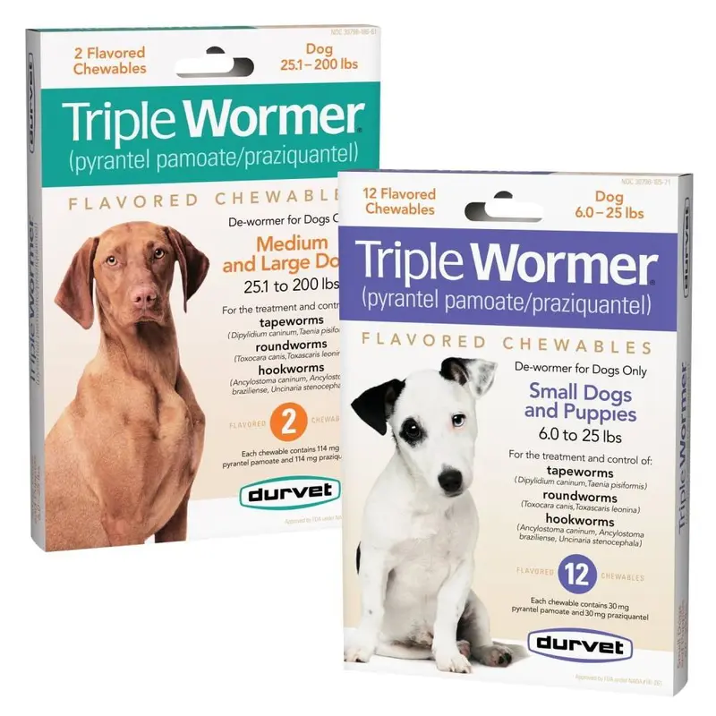 Durvet Dog Triple Wormer