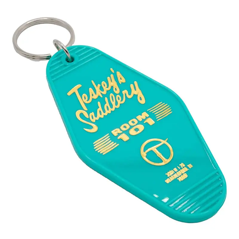 Teskey's Gold Foil Stamped Keychain