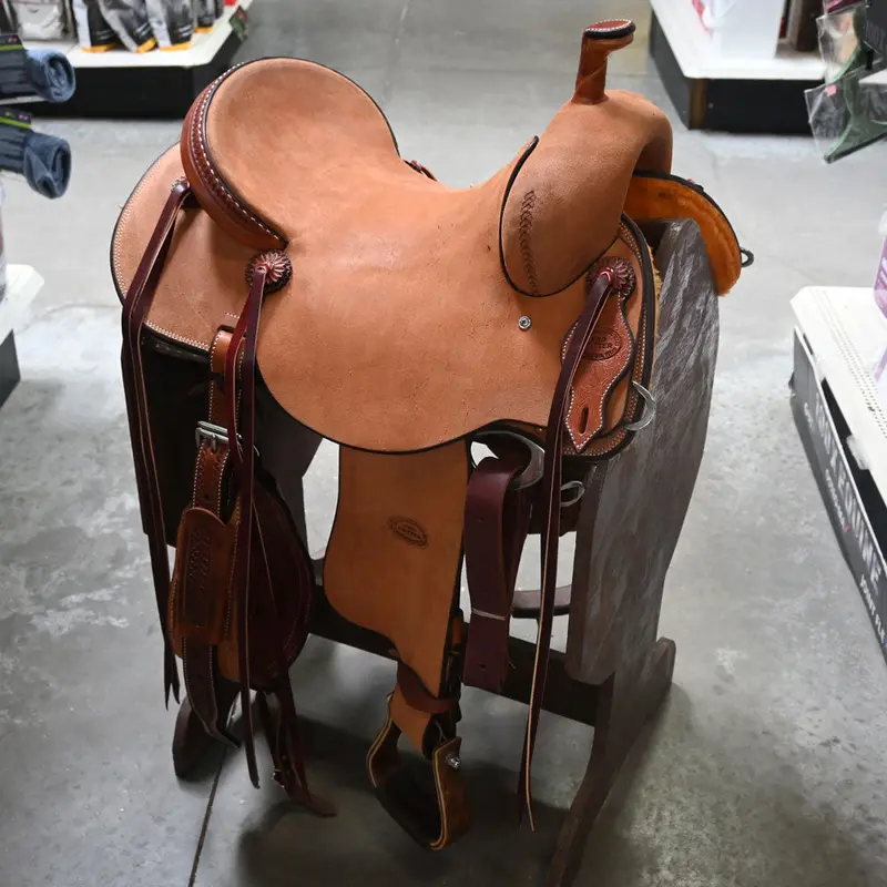 15" DEMO TESKEY'S PRO CUTTER RANCH CUTTER SADDLE