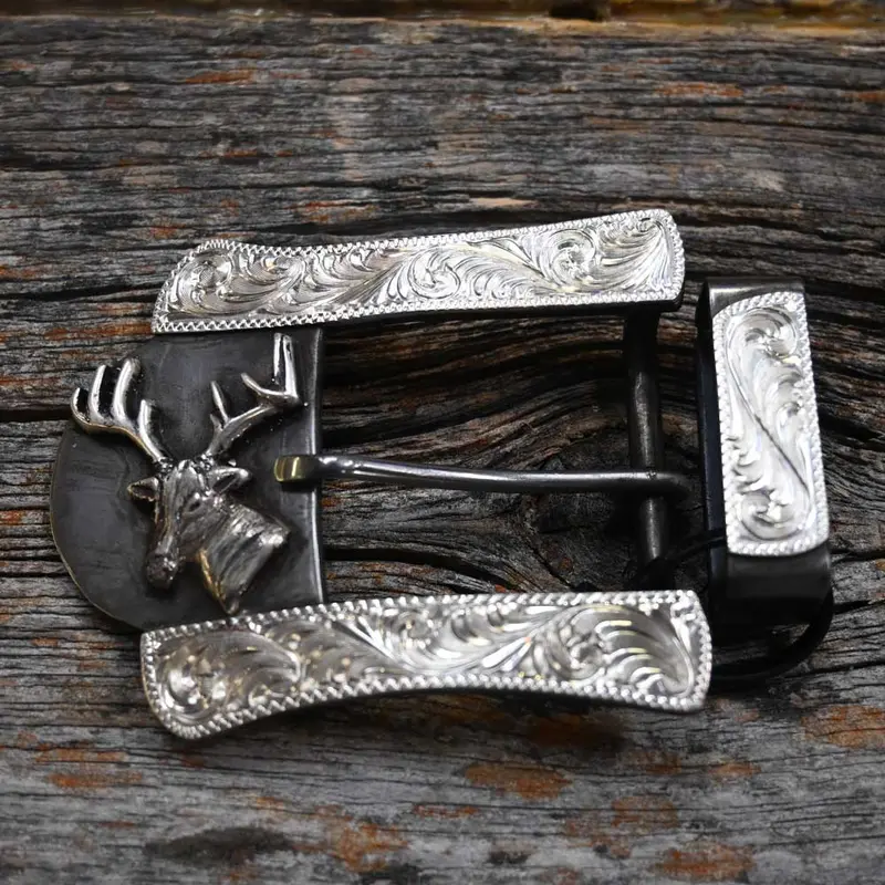 Tittor Silver Mounted 2 Piece Buckle