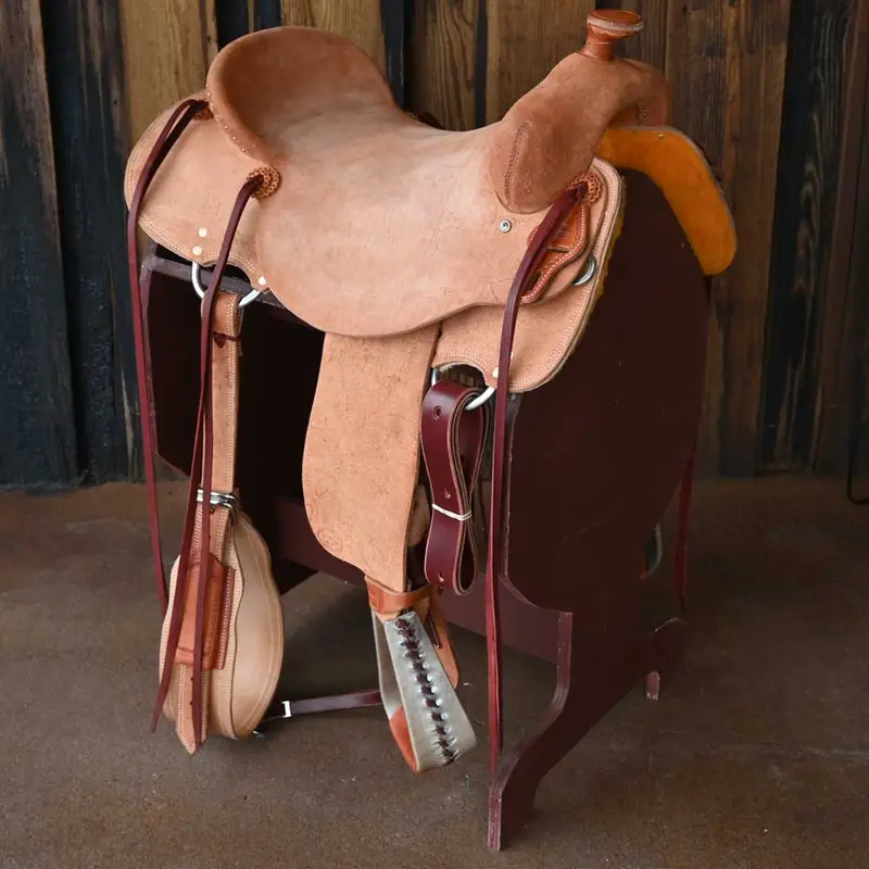 17" TESKEY'S STRIP DOWN RANCH SADDLE