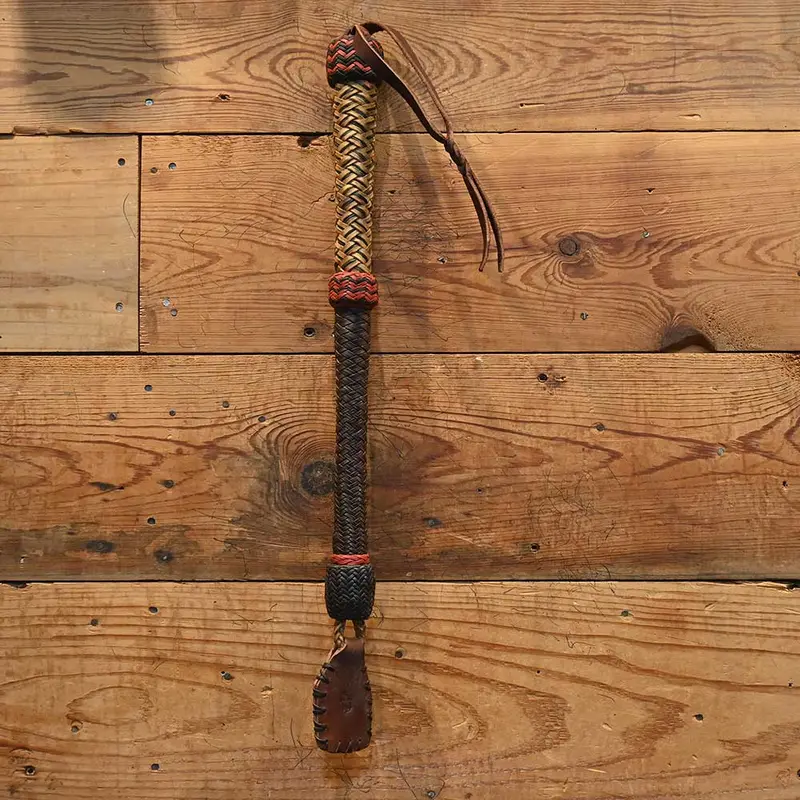 Handmade by Bronch Willoughby 22" Rawhide Hand Quirt