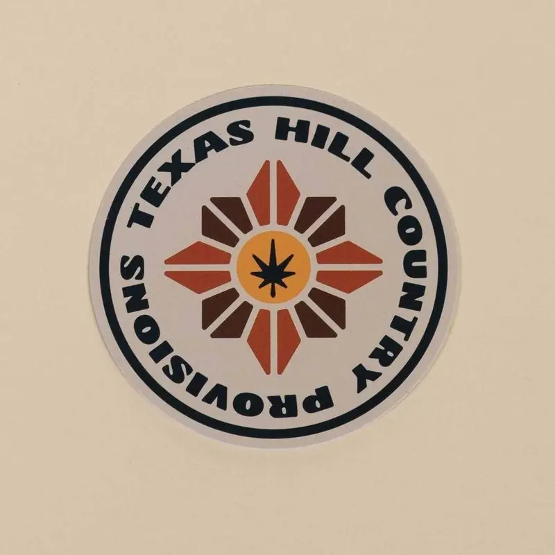 Texas Hill Country High Noon Sticker