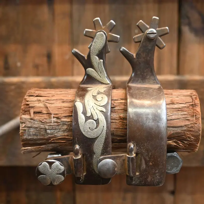 Andrews 1995 Silver Mounted Spurs