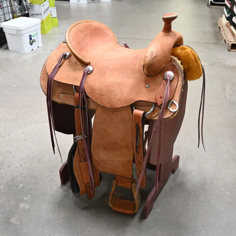 17" BRAZOS RIVER TEAM ROPING SADDLE