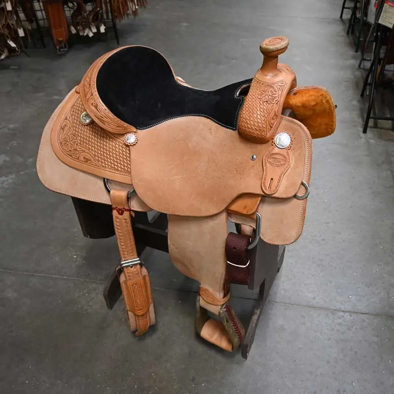 15" TESKEY'S COMPETITION SERIES ROPING SADDLE