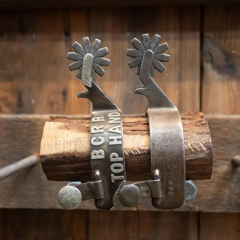 DAN Silver Mounted Spurs