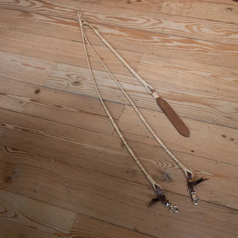 Handmade Jimmy Flores Rawhide Romel Reins
