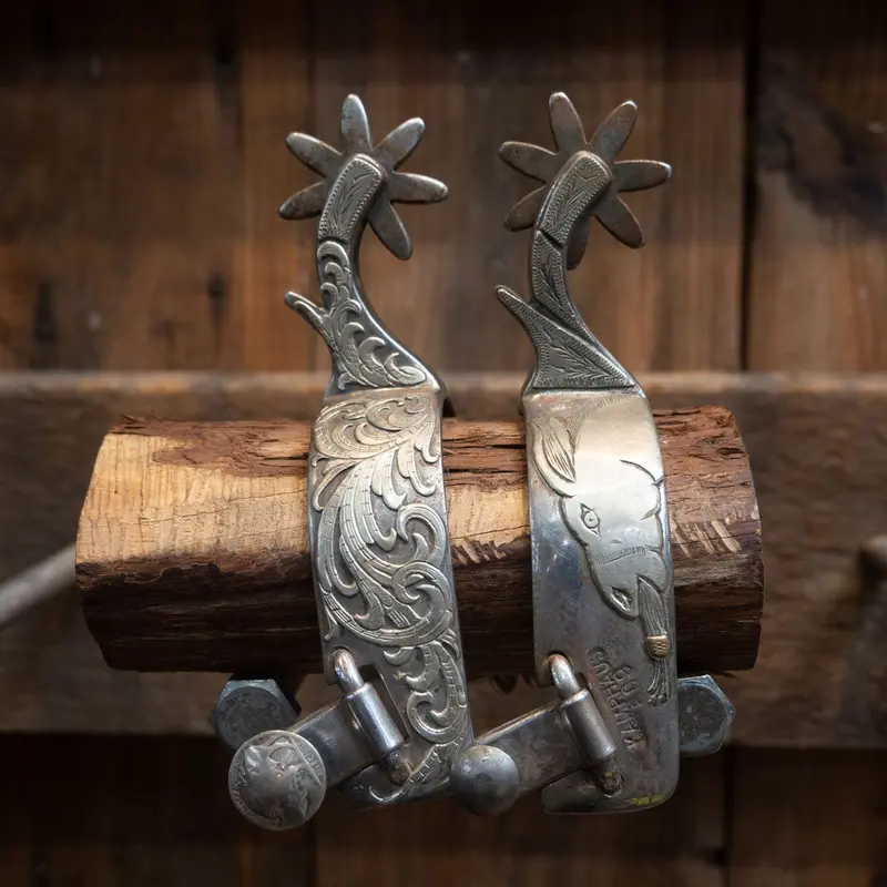 Kamphaus Silver Mounted Spurs