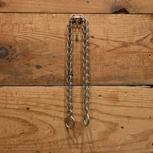 11" Triangle Silver Loops Links Rein Chains