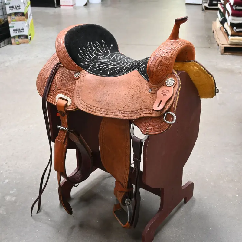18" USED FORT WORTH BARREL SADDLE