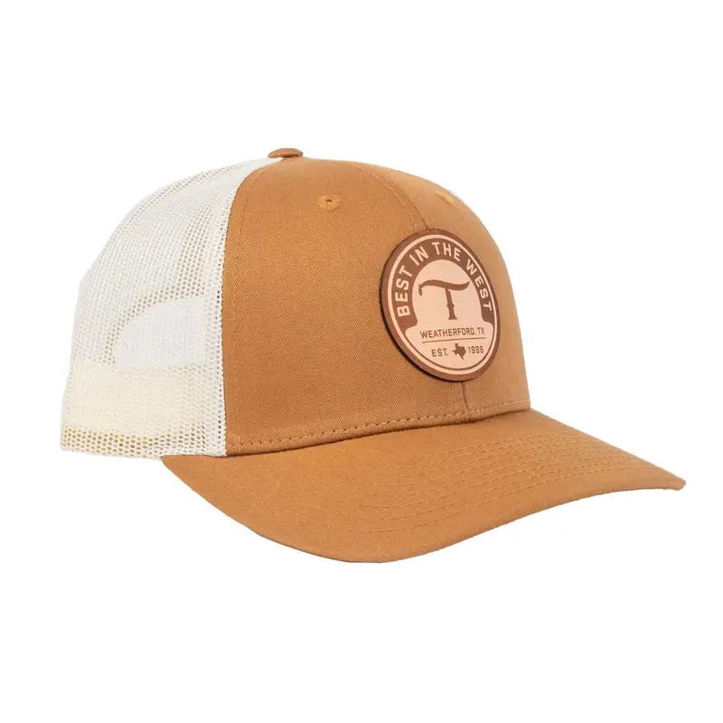 Teskey's Leather T Logo Cap