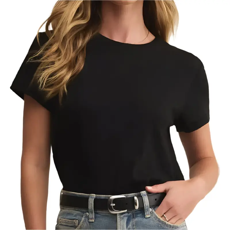 Z Supply Tourist Black Tee