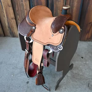 12.5" PATRICK SMITH YOUTH TEAM ROPING SADDLE