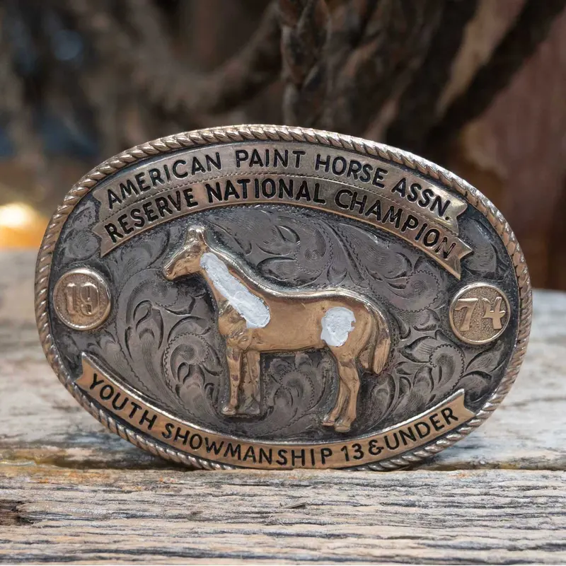 1974 APHA Trophy Belt Buckle