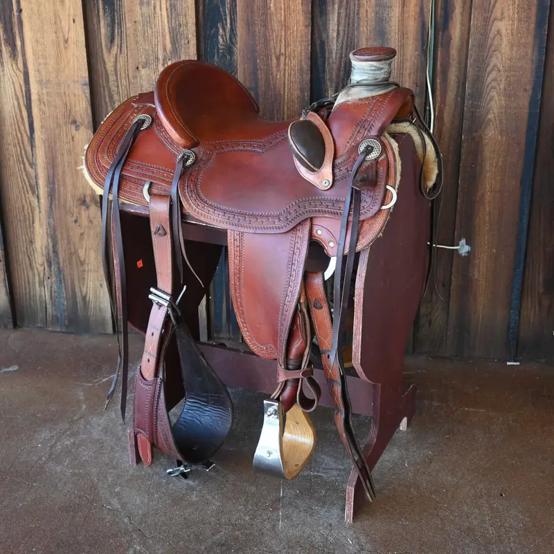 14.5" USED SAM COBLE WADE SADDLE
