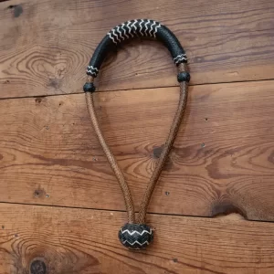16 Plait Braided Rawhide Bosal