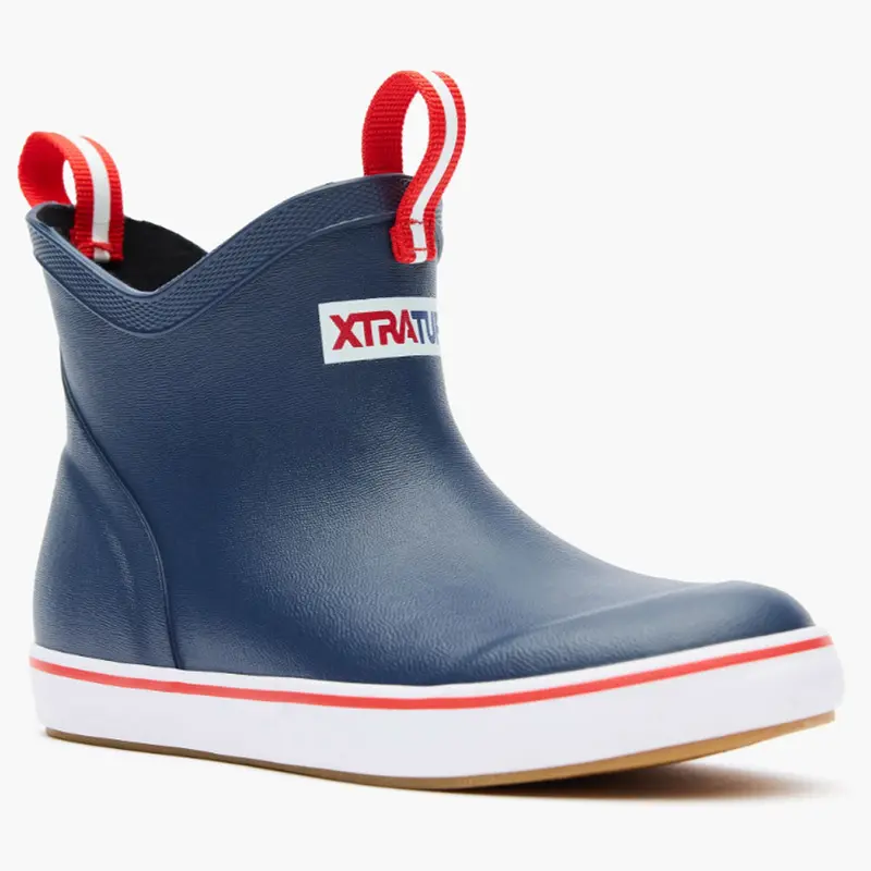 XTRATUF Kid's Navy Blue Ankle Deck Boot