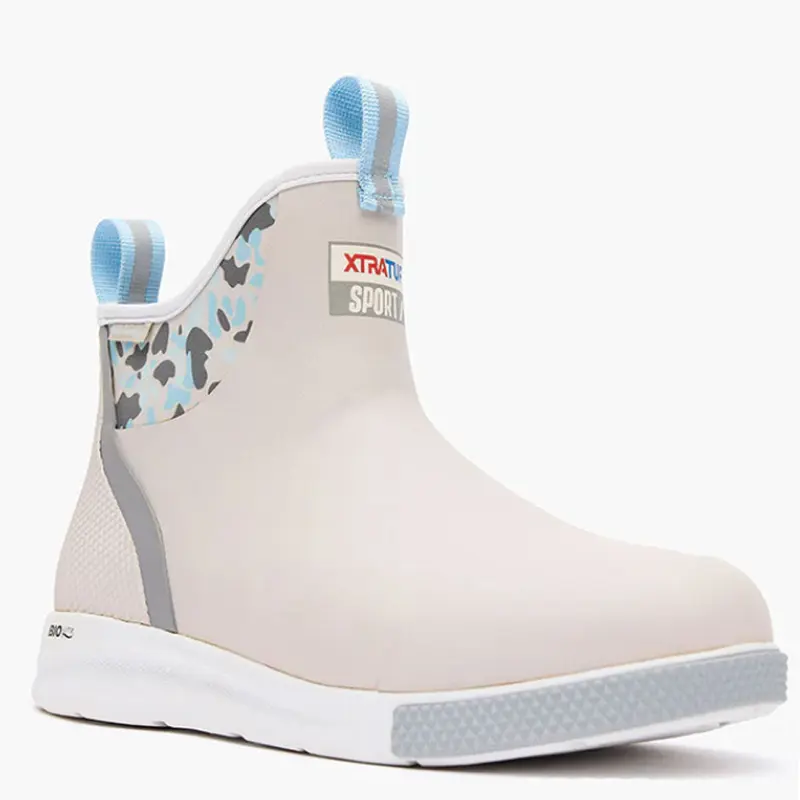 XTRATUF Men's Blue Duck Camo Ankle Deck Sport Boot