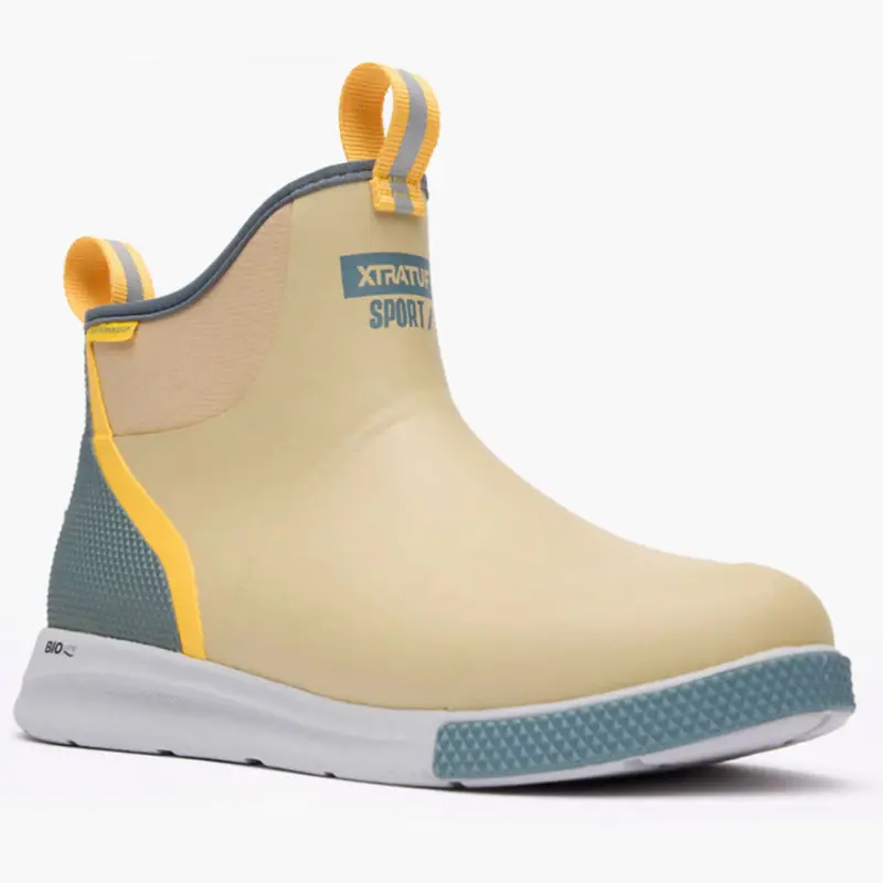 XTRATUF Men's Tan/Multi Ankle Deck Sport Boot
