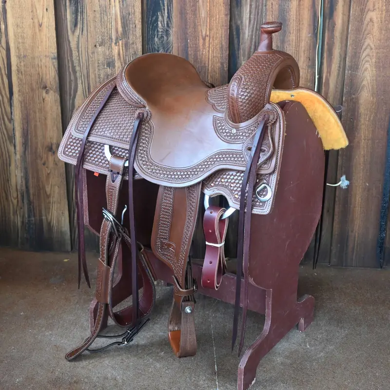 14.5" JEFF SMITH BUSTER WELCH RANCH CUTTER SADDLE