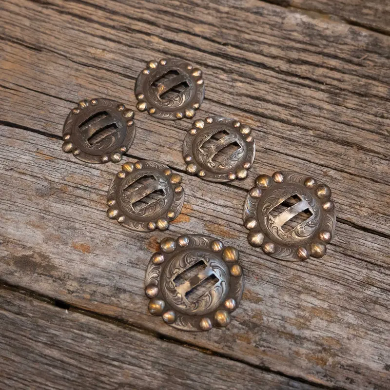 Vintage Concho Saddle Set