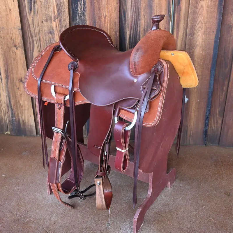 16" JEFF SMITH DONN LESON COW HORSE SADDLE
