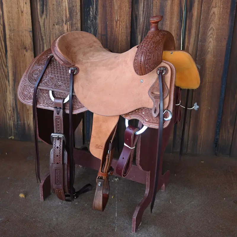 17" JEFF SMITH DONN LESON COW HORSE SADDLE