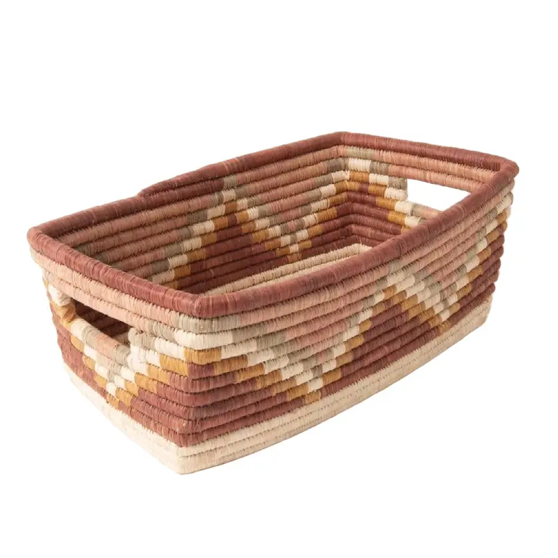 Zig Zag Rectangle Basket