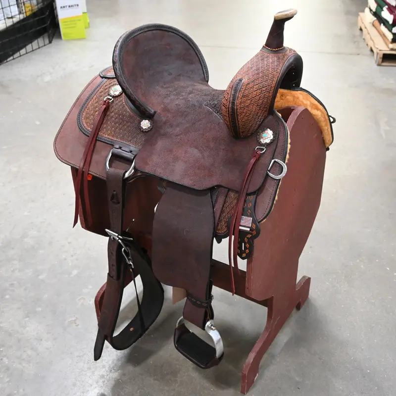 14.5" CIRCLE Y JOSEY CASH MONEY BARREL SADDLE